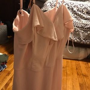 Light pink float dress